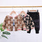 Spring and Autumn Boys Casual Cardigan Set of Three
